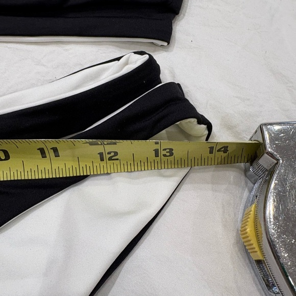 BECCA Black and White Bikini Top and bottom - Picture 7 of 8